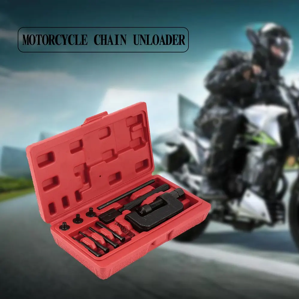 Motocycle Chain Breaker Splitter Universal Set Link Riveter Tool Heavy Duty Link O-Ring For Bike Chain Remove
Motocycle Chain Breaker Splitter Universal Set Link Riveter Tool Heavy Duty Link O-Ring For Bike Chain Remove