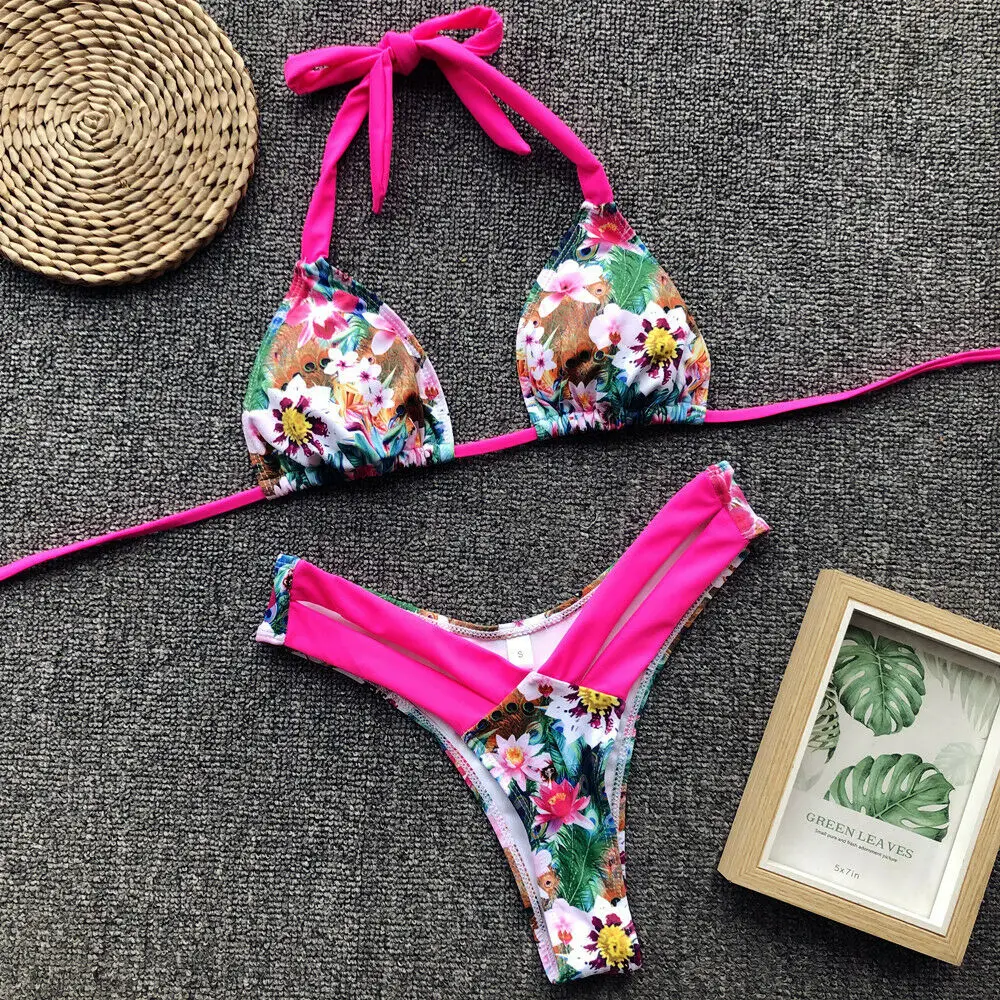 2021 Sexy Halter Retro Floral Leoprad Print Bandage Bikini Set Bathing Suit Ladies Swimsuit High Waist Swimwear Summer Beachwear
2021 Sexy Halter Retro Floral Leoprad Print Bandage Bikini Set Bathing Suit Ladies Swimsuit High Waist Swimwear Summer Beachwear