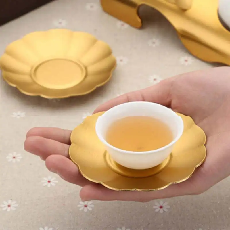 Tea Coffee Cup Holder Mat Heat Resistant Saucer Teaware Drink Coasters Alloy Copper Tea Trays
Tea Coffee Cup Holder Mat Heat Resistant Saucer Teaware Drink Coasters Alloy Copper Tea Trays
