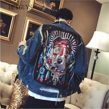 NAGRI Free shipping 2020 new year rivet lapel clothing jacket men's classic denim printing punk jacket season denim jacket
NAGRI Free shipping 2020 new year rivet lapel clothing jacket men's classic denim printing punk jacket season denim jacket
