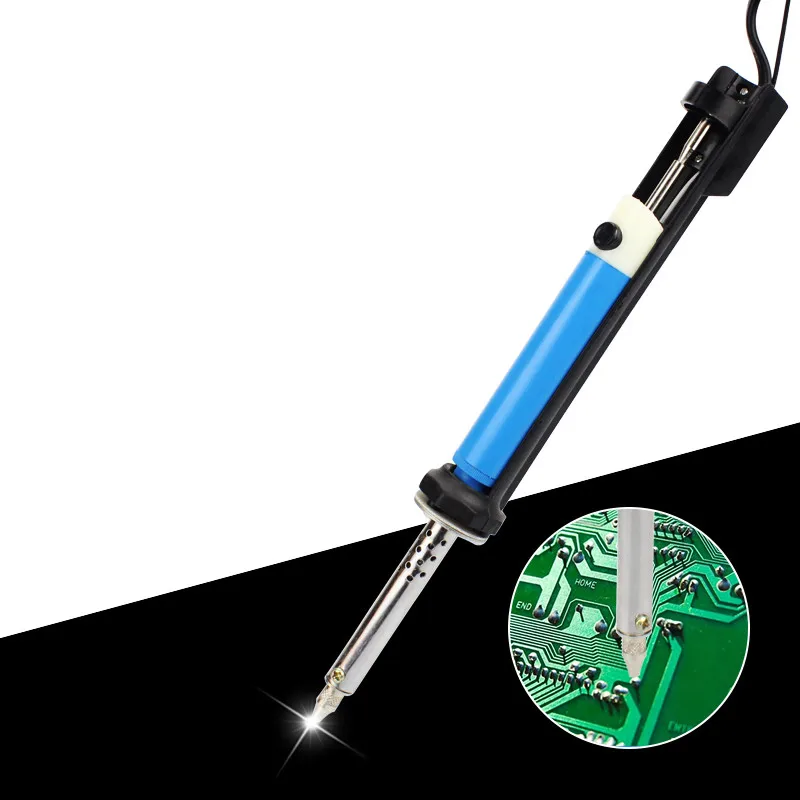 30W Electric Desoldering Pump Soldering Iron Pen Welding Suction Heating Suction Sucker Pen With Ground wire
30W Electric Desoldering Pump Soldering Iron Pen Welding Suction Heating Suction Sucker Pen With Ground wire