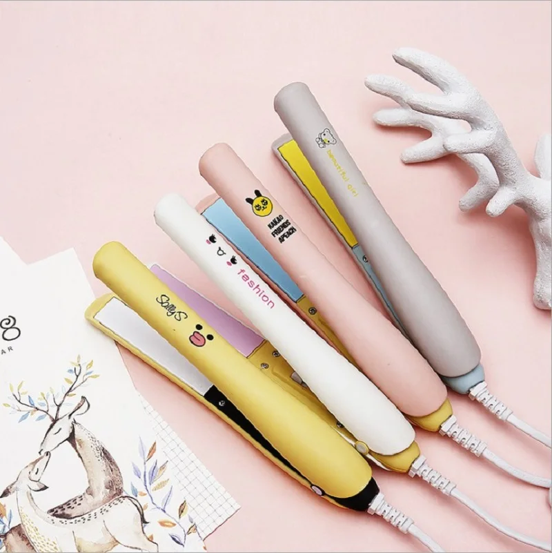 High Quality Mini Hair straightener Iron Pink Ceramic Straightening Corrugated Curling Iron Styling Tools Hair Curler EU Plug
High Quality Mini Hair straightener Iron Pink Ceramic Straightening Corrugated Curling Iron Styling Tools Hair Curler EU Plug