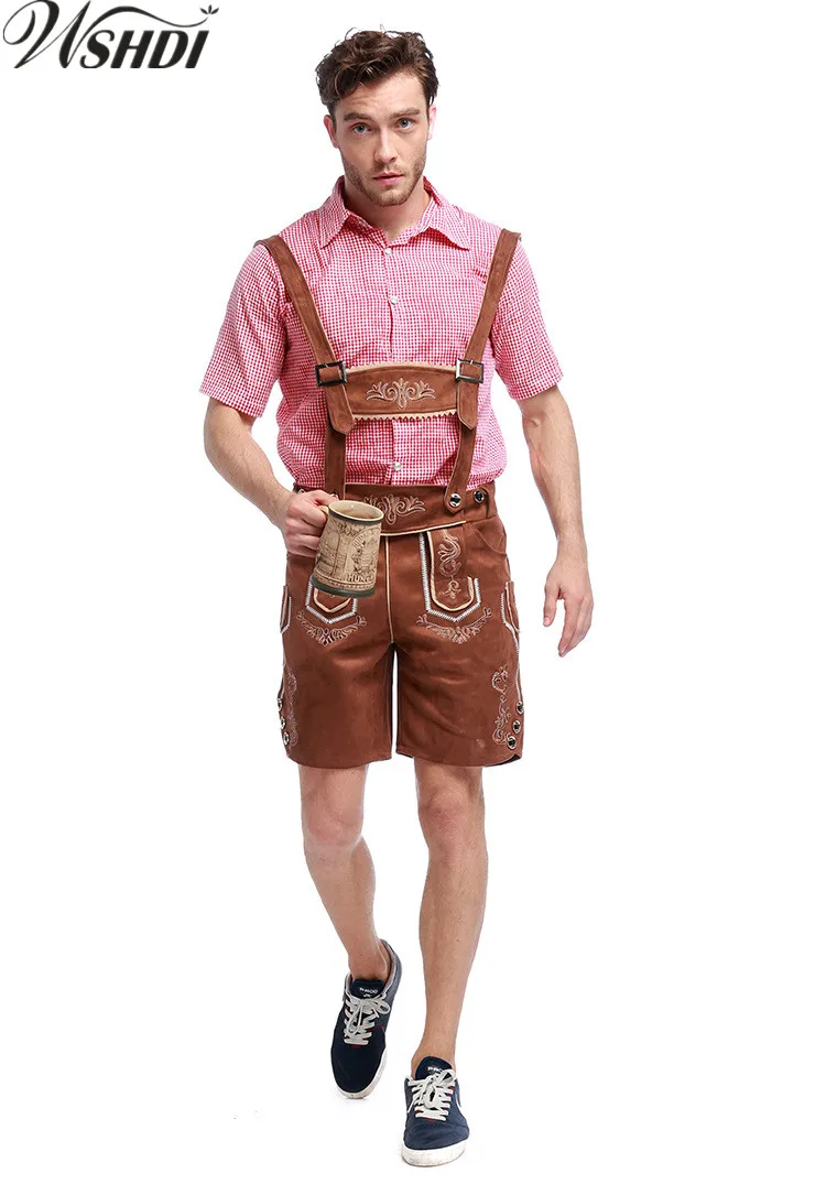 High Quality Oktoberfest Costume Lederhosen Bavarian Octoberfest German Festival Beer Cospaly Halloween For Men Clothing
High Quality Oktoberfest Costume Lederhosen Bavarian Octoberfest German Festival Beer Cospaly Halloween For Men Clothing