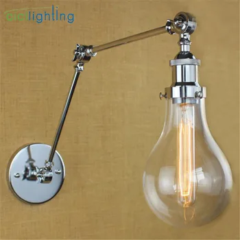 New Modern Chrome Finished Plated L25cm double two swing arms lamp clear glass down lampshade wall sconces for home gift wedding
New Modern Chrome Finished Plated L25cm double two swing arms lamp clear glass down lampshade wall sconces for home gift wedding