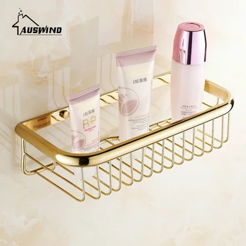 Golden Bathroom Shelf Brass Square Bathroom Shelf Net Basket Polish Finish Bathroom Basket Rack Rectangular Corner Bracket 45/30
Golden Bathroom Shelf Brass Square Bathroom Shelf Net Basket Polish Finish Bathroom Basket Rack Rectangular Corner Bracket 45/30