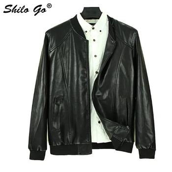 2XL Streetwear Leather Jacket Mens Autumn Fashion Black Faux leather coat O Neck zipper Casual baseball jacket winter outwear
2XL Streetwear Leather Jacket Mens Autumn Fashion Black Faux leather coat O Neck zipper Casual baseball jacket winter outwear