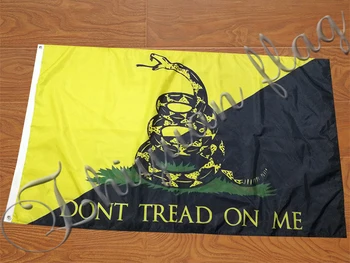 Gadsden Flag dont tread on me flags digital print banner with 2 Metal Grommets 3x5ft
Gadsden Flag dont tread on me flags digital print banner with 2 Metal Grommets 3x5ft
