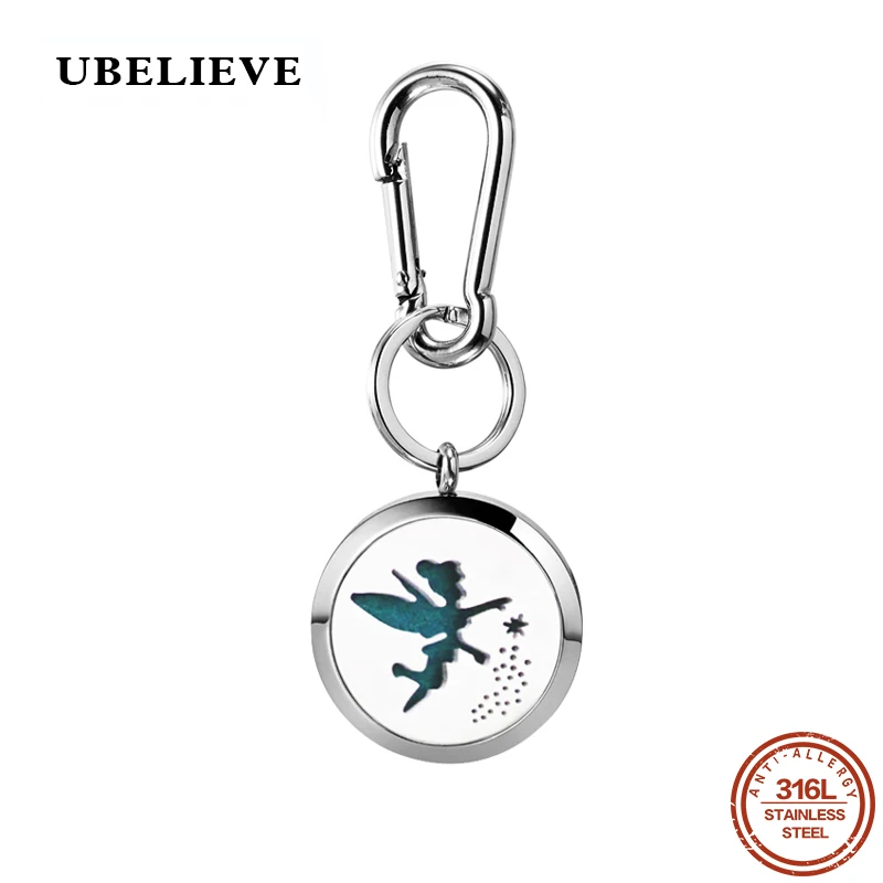 UBELIEVE 316L Stainless Steel Locket Aroma Perfume Locket Keychain Aromatherapy Essential Oil Diffuser Locket Keyring 6pcs Pads
UBELIEVE 316L Stainless Steel Locket Aroma Perfume Locket Keychain Aromatherapy Essential Oil Diffuser Locket Keyring 6pcs Pads