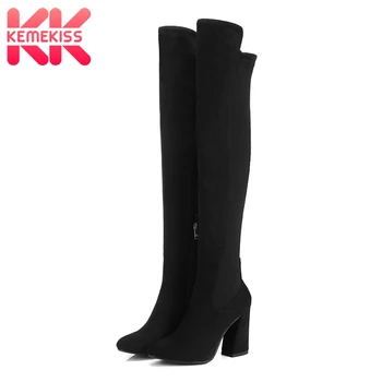 KemeKiss 2020 Women Over The Knee Boots Sexy Flock Leather Square High Heel Women Shoes Winter Warm Motorcycle Boots Size 34-43
KemeKiss 2020 Women Over The Knee Boots Sexy Flock Leather Square High Heel Women Shoes Winter Warm Motorcycle Boots Size 34-43