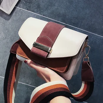 ETAILL High Quality Ladies Panelled Messenger Bags PU Leather Shoulder Bags with Stripe Wide Strap Women Crossbody Bag for Girl
ETAILL High Quality Ladies Panelled Messenger Bags PU Leather Shoulder Bags with Stripe Wide Strap Women Crossbody Bag for Girl