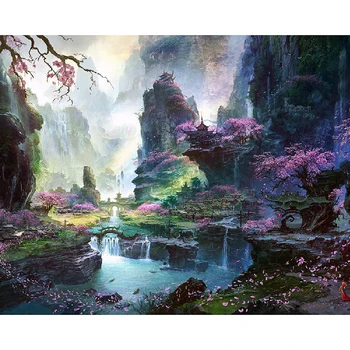 Full Square/Round Drill 5D DIY Diamond Painting "Water mountain land" 3D Embroidery Cross Stitch Mosaic Rhinestone Decor Gift CJ
Full Square/Round Drill 5D DIY Diamond Painting "Water mountain land" 3D Embroidery Cross Stitch Mosaic Rhinestone Decor Gift CJ