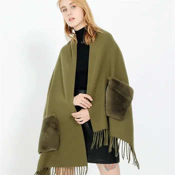 2020 Spring Autumn Female Knitted Pashmina Tassel Scarf Women Solid Cashmere Pocket Scarves Long Shawl Blanket Warm Tippet
2020 Spring Autumn Female Knitted Pashmina Tassel Scarf Women Solid Cashmere Pocket Scarves Long Shawl Blanket Warm Tippet