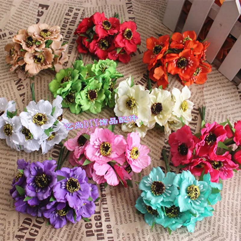 6pcs/lot High quality Real Touch Small Artificial Poppy Bouquet/ Wedding Silk Rose Flowers For DIY Scrapbooking Flower
6pcs/lot High quality Real Touch Small Artificial Poppy Bouquet/ Wedding Silk Rose Flowers For DIY Scrapbooking Flower