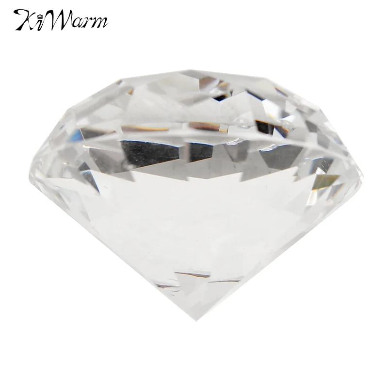 KiWarm 30mm Clear Crystal Diamond Paperweight Figurines Glass Gem Crafts Ornaments DIY Crafts Luck Gifts for Wedding Home Deocr
KiWarm 30mm Clear Crystal Diamond Paperweight Figurines Glass Gem Crafts Ornaments DIY Crafts Luck Gifts for Wedding Home Deocr