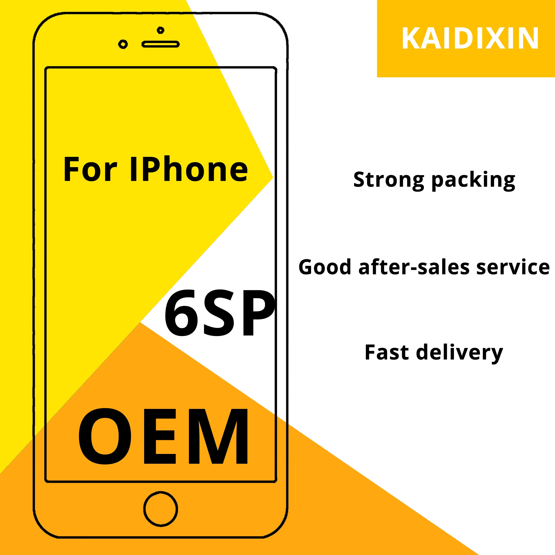 OEM AAA +++ качество для iPhone 6SP LCD 100% без битых пикселей панели экран дигитайзер в сборе