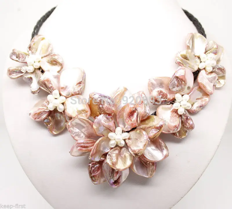 hot& Wholesale Free P&P**new pink-Color of pearl shell flower necklace 18"long f -o1
hot& Wholesale Free P&P**new pink-Color of pearl shell flower necklace 18"long f -o1