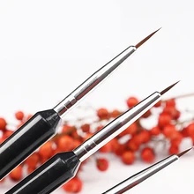 Горячая Распродажа 3 шт. нанесение пунктира УФ-гель-вкладыш лака для ногтей инструмент для дизайна ногтей ручка в комплекте; экспресс-достав...(China)