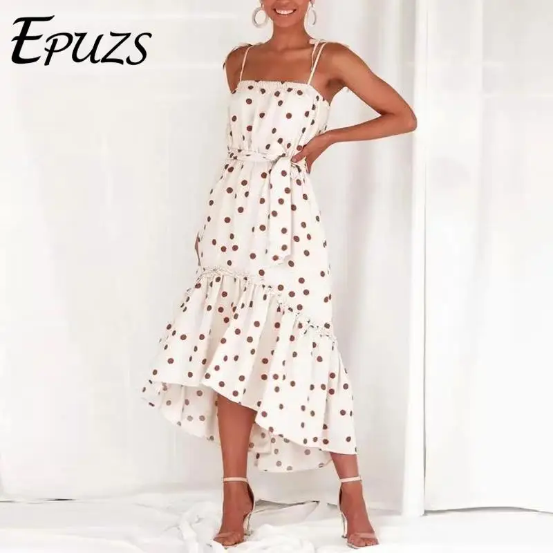 summer women dress vintage sleeveless white linen dress Sexy polka dot ruffle long dress korean beach party vestidos
summer women dress vintage sleeveless white linen dress Sexy polka dot ruffle long dress korean beach party vestidos