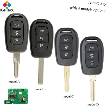 KEYECU Remote Car Key With 3 Button 433MHz PCF7961M Chip - FOB for Renault Symbol Trafic for Dacia Dokker Duster Logan Sandero
KEYECU Remote Car Key With 3 Button 433MHz PCF7961M Chip - FOB for Renault Symbol Trafic for Dacia Dokker Duster Logan Sandero