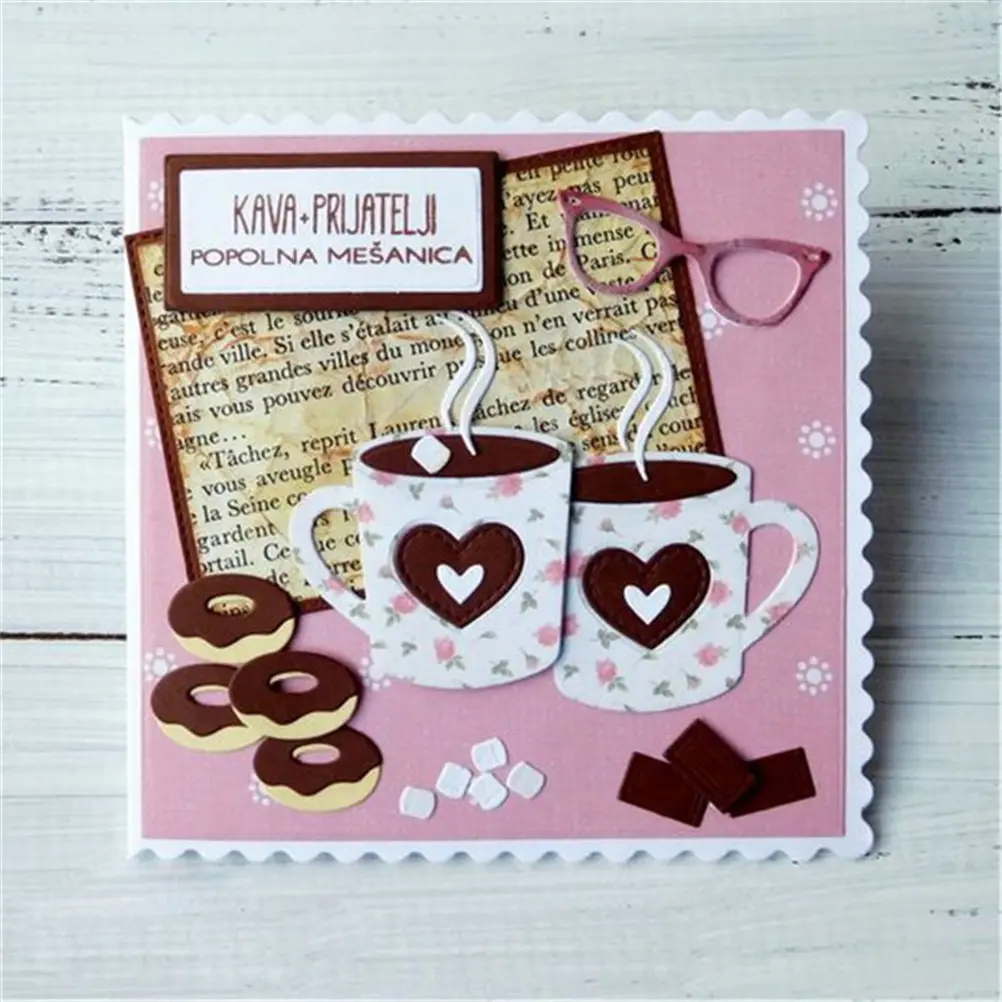 1pc Love Heart and Cup Craft DIY Metal Cutting Dies Stencils Scrapbook Card Paper Album Decor Embossing
1pc Love Heart and Cup Craft DIY Metal Cutting Dies Stencils Scrapbook Card Paper Album Decor Embossing
