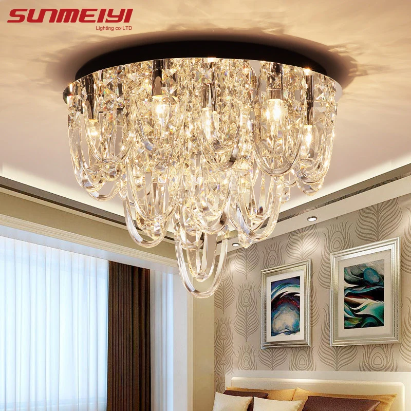 Luxury LED Crystal Ceiling Lights Crystal Hanging Design Ceiling Lighting For Kitchen Bedroom Hall lamparas infantiles techo
Luxury LED Crystal Ceiling Lights Crystal Hanging Design Ceiling Lighting For Kitchen Bedroom Hall lamparas infantiles techo