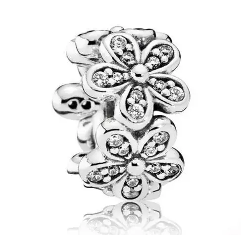Original 925 Sterling Silver Bead Charm Dazzling Daisies With Crystal Spacer Beads Fit Pandora Bracelet Bangle DIY Jewelry
Original 925 Sterling Silver Bead Charm Dazzling Daisies With Crystal Spacer Beads Fit Pandora Bracelet Bangle DIY Jewelry