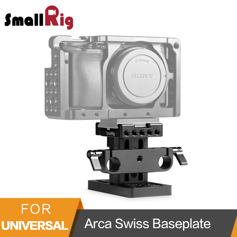 SmallRig 15mm Arca Swiss Style Rail Support System Baseplate for DSLR Camera Use - 1687
SmallRig 15mm Arca Swiss Style Rail Support System Baseplate for DSLR Camera Use - 1687