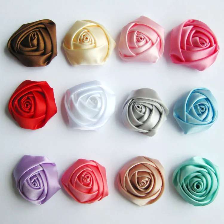 3CM 30pcs/lot Stain 3D Rolled Rosettes,Kids Boutique DIY Satin Rose Flowers For Baby Girls Wedding/Hair Accessories
3CM 30pcs/lot Stain 3D Rolled Rosettes,Kids Boutique DIY Satin Rose Flowers For Baby Girls Wedding/Hair Accessories