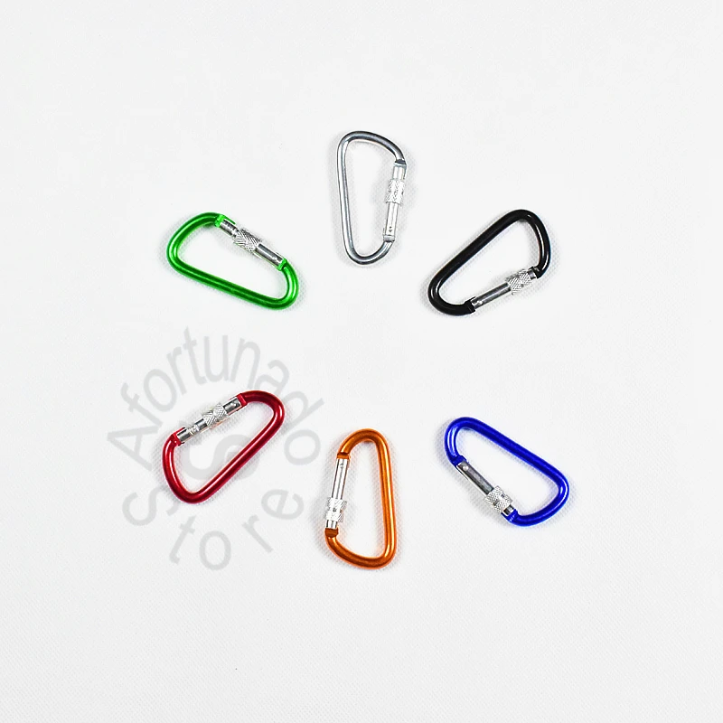 D-Shaped Carabiner Mountaineering 1Pair(2Pieces) buckle utdoor 6 colors With Lock Aluminium Alloy D-shaped Hook
D-Shaped Carabiner Mountaineering 1Pair(2Pieces) buckle utdoor 6 colors With Lock Aluminium Alloy D-shaped Hook