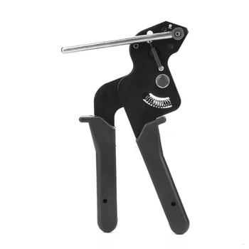 Black Automatic Hand Tool Cable Tie Gun Tension Wire Convenient Tensioning Stainless Steel Belting Durable Portable Fastening
Black Automatic Hand Tool Cable Tie Gun Tension Wire Convenient Tensioning Stainless Steel Belting Durable Portable Fastening