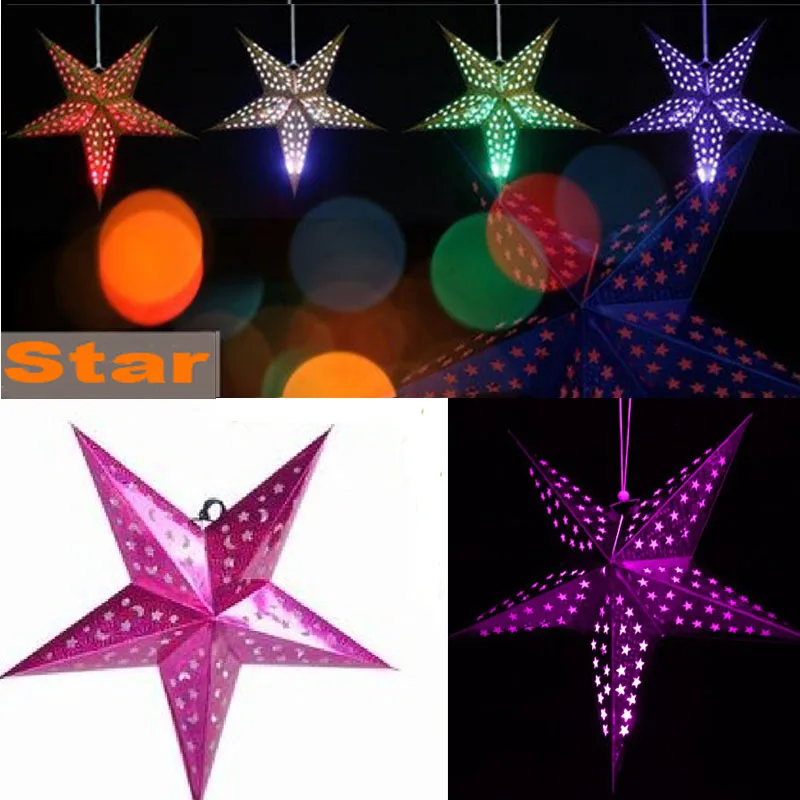 45cm 18 inch shiny star Paper lampshade lanterns flower Party Decor Craft For Wedding Decoration colorful Wholesale
45cm 18 inch shiny star Paper lampshade lanterns flower Party Decor Craft For Wedding Decoration colorful Wholesale