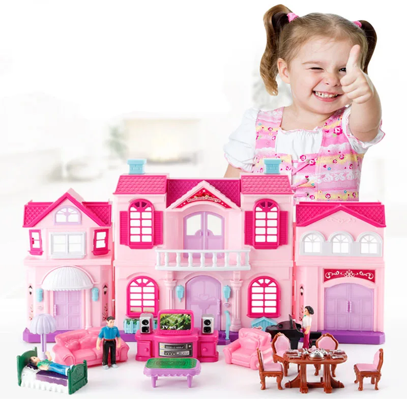 Sound and light castle villa princess pretend play toys boys and girls children's birthday gift for wholesale
Sound and light castle villa princess pretend play toys boys and girls children's birthday gift for wholesale