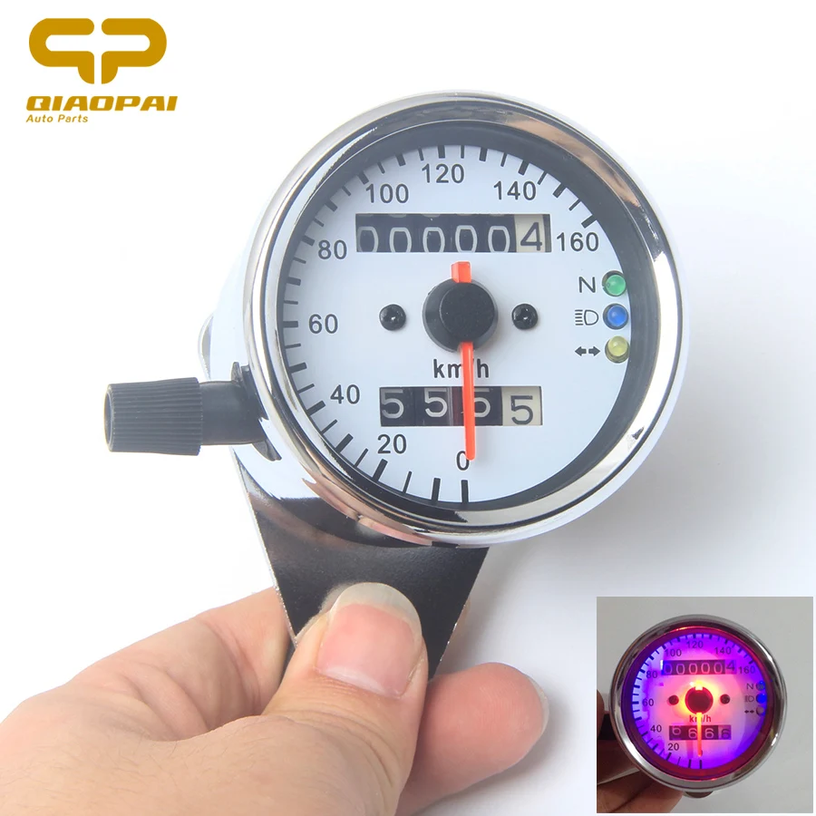12V Motorcycle Odometer Speedometer Vintage Modified Motorbike Instrument Dual LED Backlight Night Indicator Light For Harley
12V Motorcycle Odometer Speedometer Vintage Modified Motorbike Instrument Dual LED Backlight Night Indicator Light For Harley