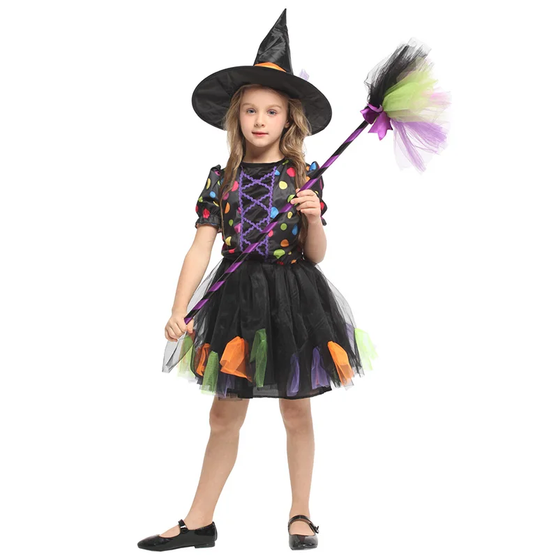 High Quality Children's Halloween Cosplay Clothes Children's Anime Magic Witch Clothes Girls' Pettiskirt Witch
High Quality Children's Halloween Cosplay Clothes Children's Anime Magic Witch Clothes Girls' Pettiskirt Witch
