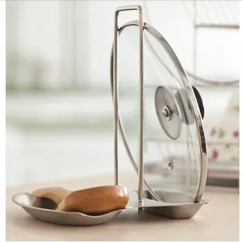 Kitchen Organizer Pot Lid Rack Stainless Steel Spoon Holder Pot Lid Shelf Cooking Dish Rack Pan Cover Stand Kitchen Accessories
Kitchen Organizer Pot Lid Rack Stainless Steel Spoon Holder Pot Lid Shelf Cooking Dish Rack Pan Cover Stand Kitchen Accessories