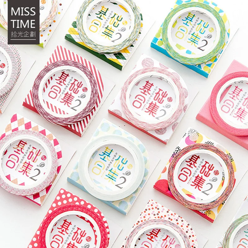 0.5cm*7m Striation grid washi tape DIY decoration scrapbooking Planner masking tape adhesive kawaii stationery 02
0.5cm*7m Striation grid washi tape DIY decoration scrapbooking Planner masking tape adhesive kawaii stationery 02