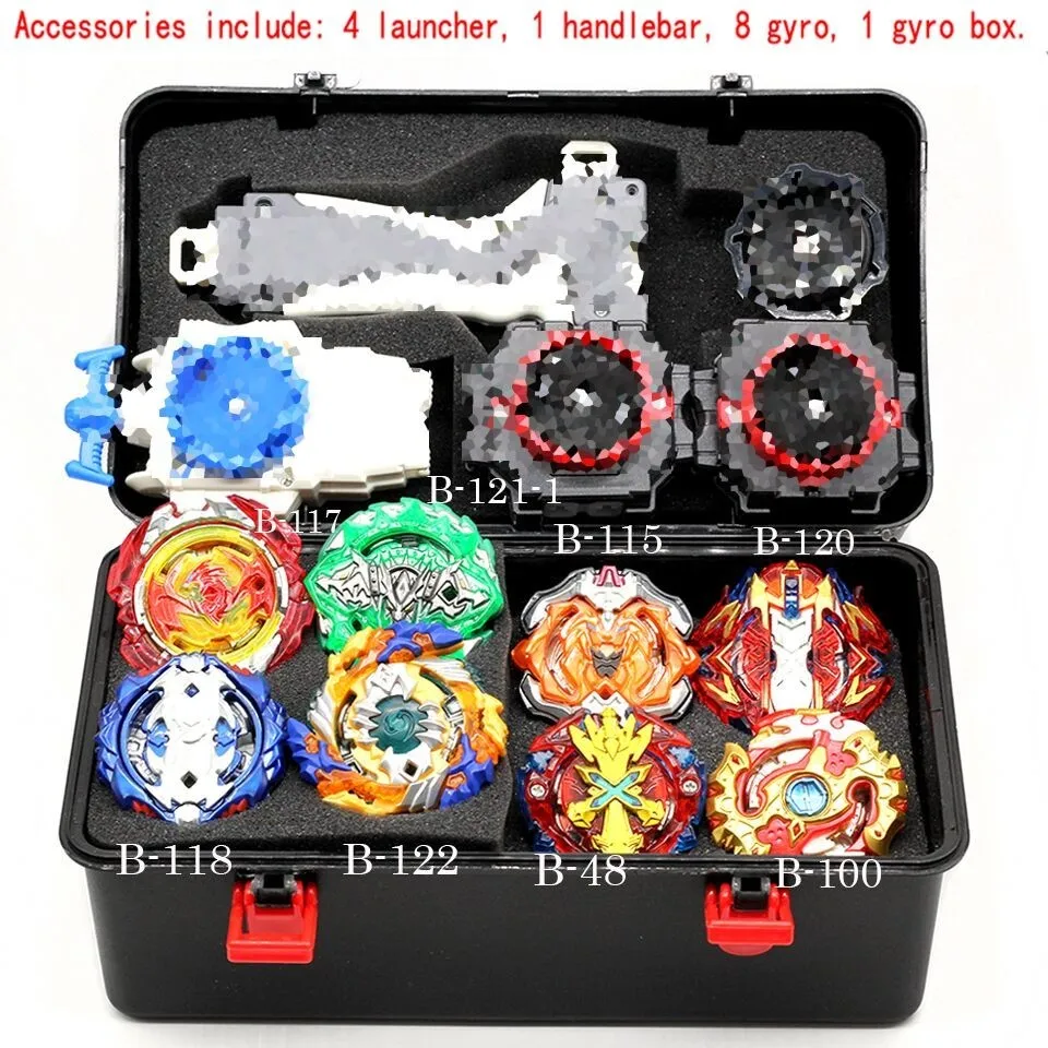 New Beyblade Burst Bey Blade Toy Metal Funsion Bayblade Set Storage Box With Handle Launcher Plastic Box Toys For Children
New Beyblade Burst Bey Blade Toy Metal Funsion Bayblade Set Storage Box With Handle Launcher Plastic Box Toys For Children