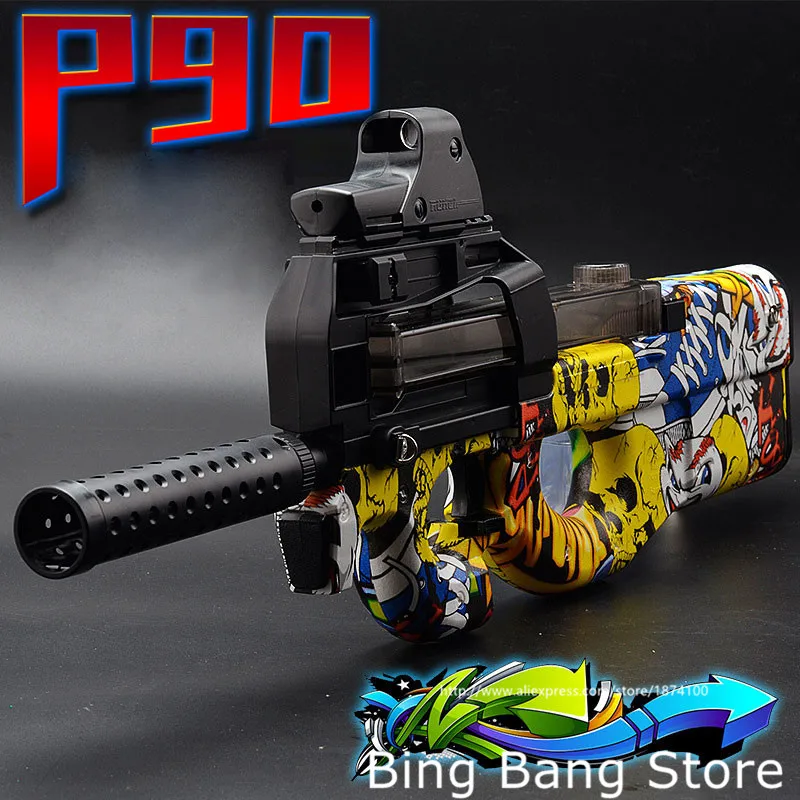 RUNQI P90 Auto Continuous Water Gun Out Door Newweapon Live CS Field Camp Abullet Gun For Children Youth Adult Gift Boy
RUNQI P90 Auto Continuous Water Gun Out Door Newweapon Live CS Field Camp Abullet Gun For Children Youth Adult Gift Boy