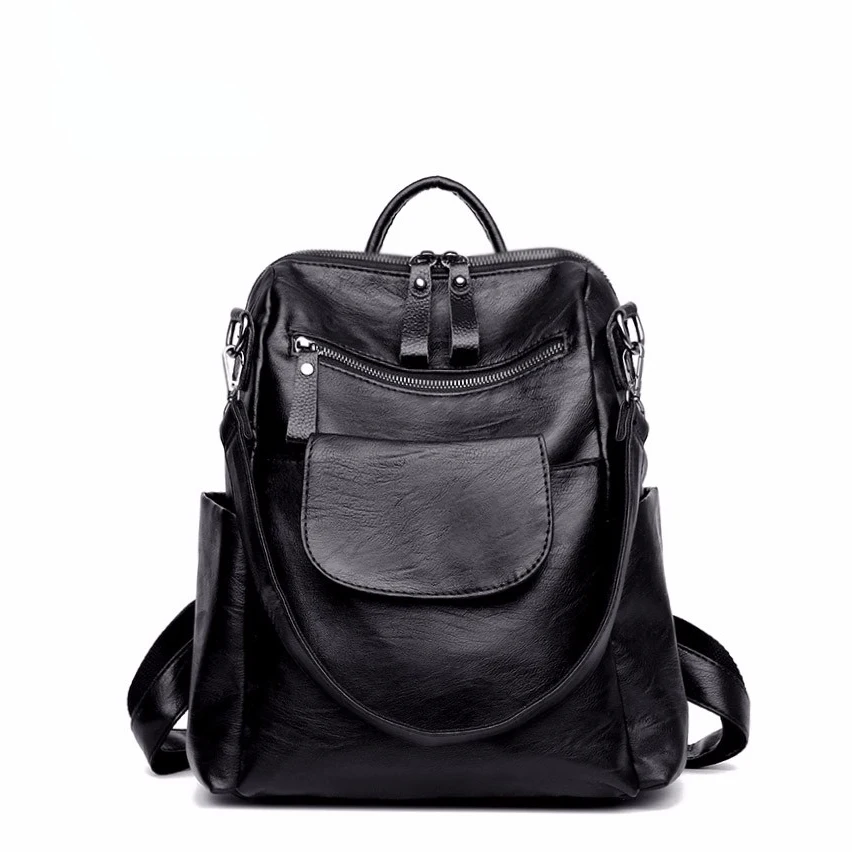 Classic handsome Retro Stylish elegance Backpack PU Leather School Women Retro atmosphere Feminine Backpacks
Classic handsome Retro Stylish elegance Backpack PU Leather School Women Retro atmosphere Feminine Backpacks