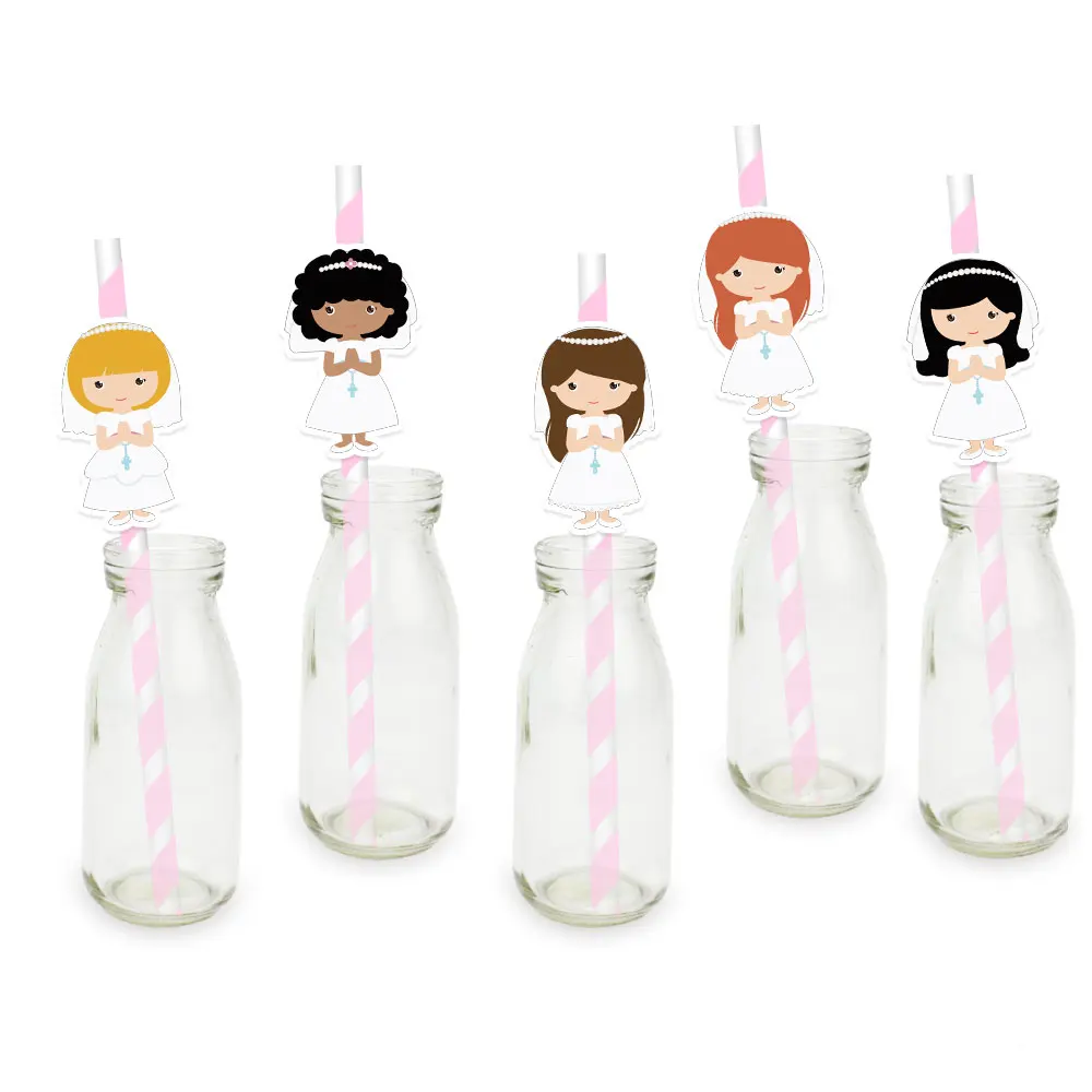 My First Communion Straw For Paper Straws Birthday Party Festive Supplies Decoration Paper Drinking Straws Event Supplies 25PCS
My First Communion Straw For Paper Straws Birthday Party Festive Supplies Decoration Paper Drinking Straws Event Supplies 25PCS