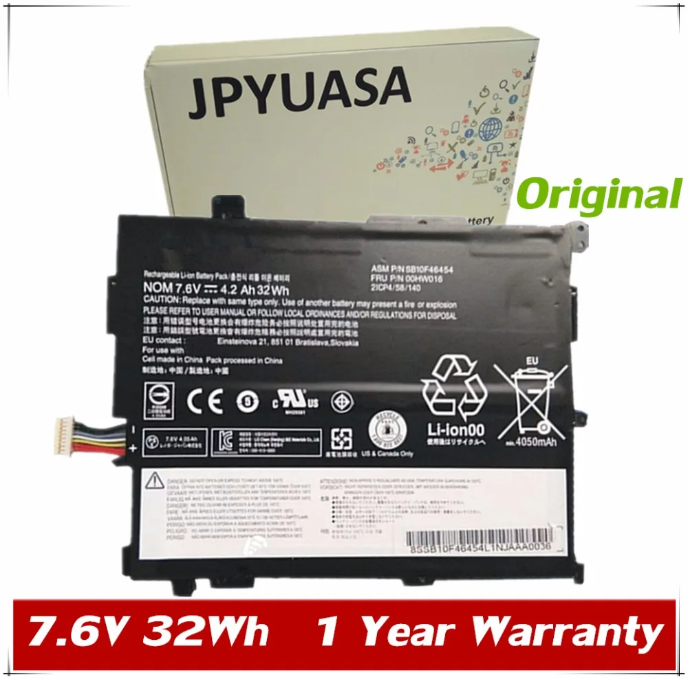 Аккумулятор для ноутбука Lenovo ThinkPad 10 2nd 20E3 20E4 Generation SB10F46454 SB10F46455, 7,5 в, 32 Вт · ч
Аккумулятор для ноутбука Lenovo ThinkPad 10 2nd 20E3 20E4 Generation SB10F46454 SB10F46455, 7,5 в, 32 Вт · ч