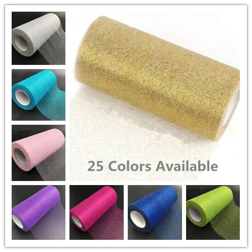 Glitter Sequin Shimmering Tulle Roll 25 yards 15cm Spool Tutu Wedding Decoration Organza Laser Crafts Birthday Party Supplies
Glitter Sequin Shimmering Tulle Roll 25 yards 15cm Spool Tutu Wedding Decoration Organza Laser Crafts Birthday Party Supplies