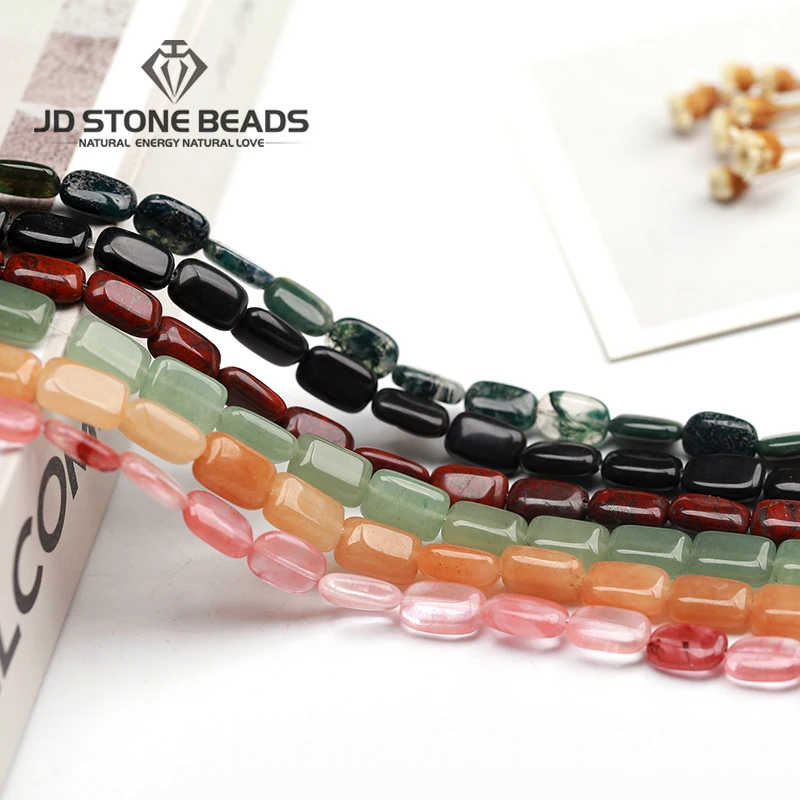 Natural Agates Smooth Square Shape Stone Lapis Loose Spacer Beads For Jewelry Making DIY Bracelet Necklace 8*12mm 15" Strand
Natural Agates Smooth Square Shape Stone Lapis Loose Spacer Beads For Jewelry Making DIY Bracelet Necklace 8*12mm 15" Strand