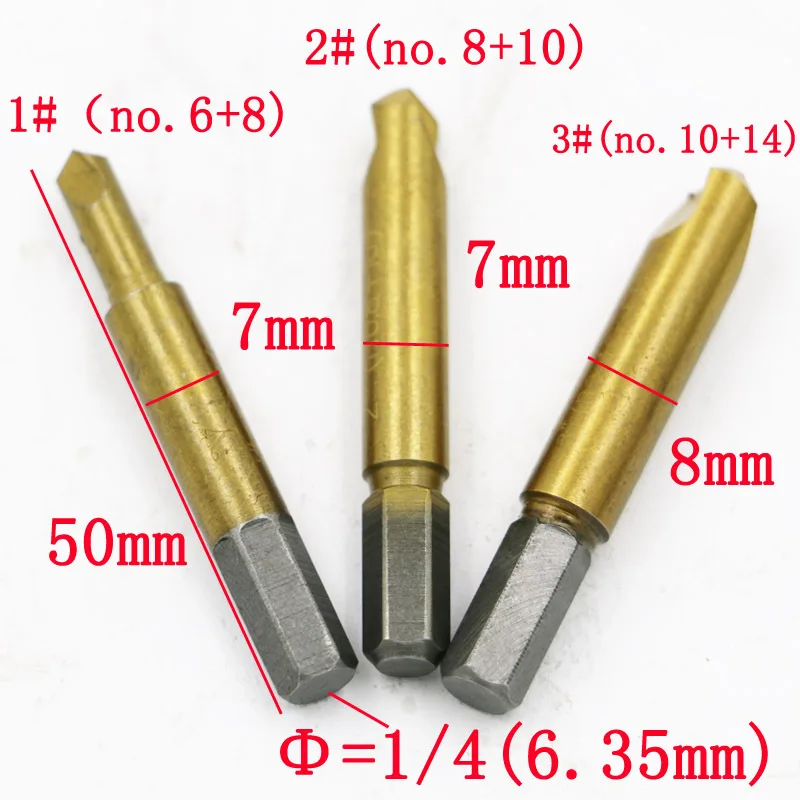 3pcs Rigid Screw Extractor Set Easy Out Removal Broke Bolts Screws Drill Bits Stripped Screw Bolt Remover Extractor 1# 2# 3#
3pcs Rigid Screw Extractor Set Easy Out Removal Broke Bolts Screws Drill Bits Stripped Screw Bolt Remover Extractor 1# 2# 3#
