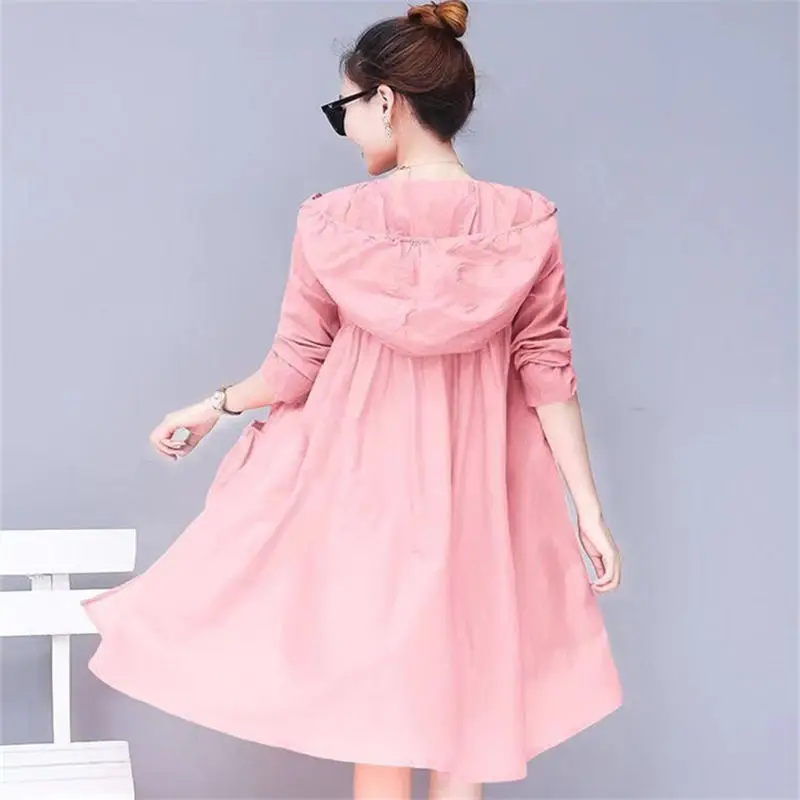 Spring Summer Jacket Women Plus Size Casual Jacket Coat Female Streetwear Loose Hooded Long Sleeve Jacket Women Clothing Q1509
Spring Summer Jacket Women Plus Size Casual Jacket Coat Female Streetwear Loose Hooded Long Sleeve Jacket Women Clothing Q1509