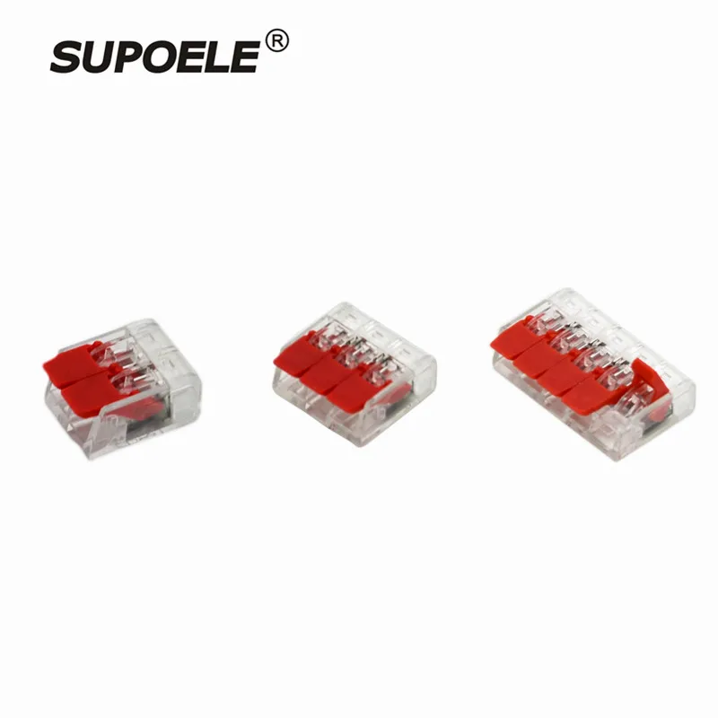 100PCS/lot Replace WAGO 221 Series Mini Fast Wire Connectors,Universal Compact Wiring Connector,push-in Conductor Terminal Block
100PCS/lot Replace WAGO 221 Series Mini Fast Wire Connectors,Universal Compact Wiring Connector,push-in Conductor Terminal Block
