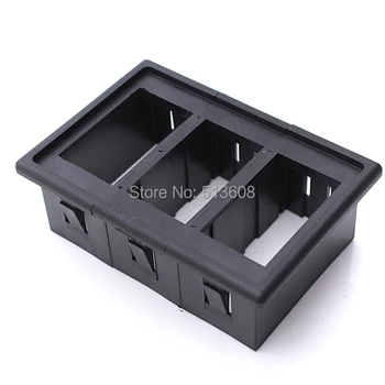 

3 Rocker Switches Housing ARB Clip Panel Holder Plastic Carling Type