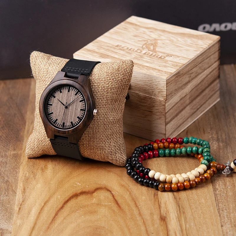 BOBO BIRD Luxury Brand Ebony Wood Watch Customized Gift Quartz Movement Wristwatch for Son Mom Dad Boyfriend Engraved
BOBO BIRD Luxury Brand Ebony Wood Watch Customized Gift Quartz Movement Wristwatch for Son Mom Dad Boyfriend Engraved