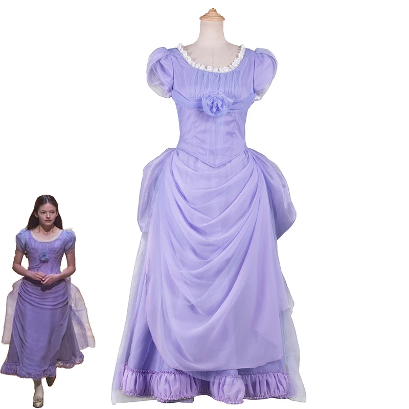 New Movie The Nutcracker And The Four Realms Clara Cosplay Costume Women's Fantasy Dress Halloween Carnival Outfits Custom Made