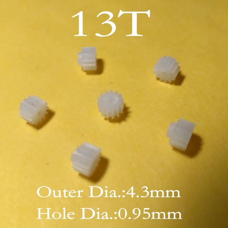 13T 13 Teeth Motor Gear 4.3mm For 1mm Shaft Small Gear X400 RC Helicopter Quadcopter Model DIY Spare Parts Accessories
13T 13 Teeth Motor Gear 4.3mm For 1mm Shaft Small Gear X400 RC Helicopter Quadcopter Model DIY Spare Parts Accessories